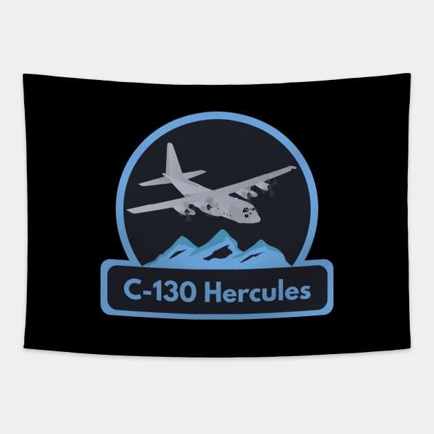 Air Force C-130 Hercules Tapestry by NorseTech