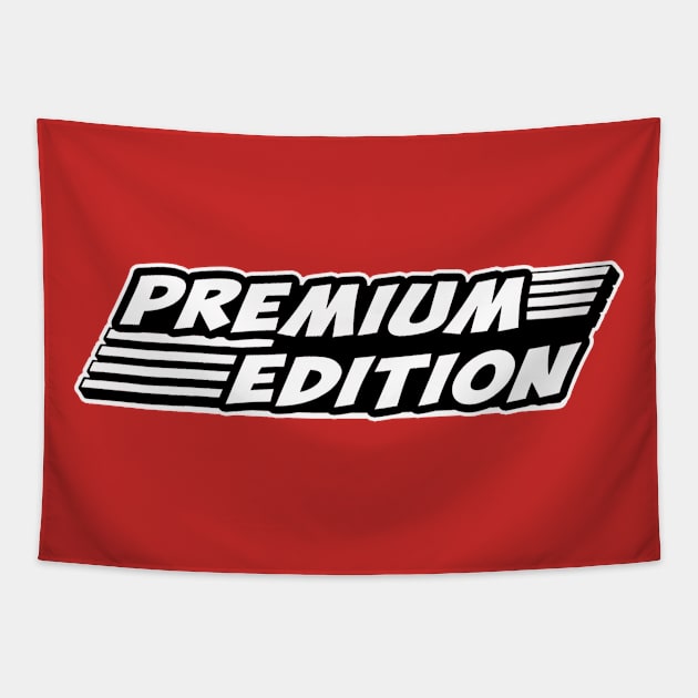 Black NP Style Logo Tapestry by Premium Edition Games