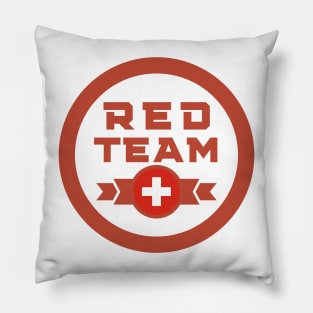 Cybersecurity Red Team Switzerland Gamification Badge CTF Pillow