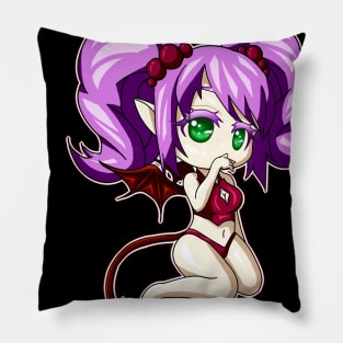 Chibi Devil Girl Pillow