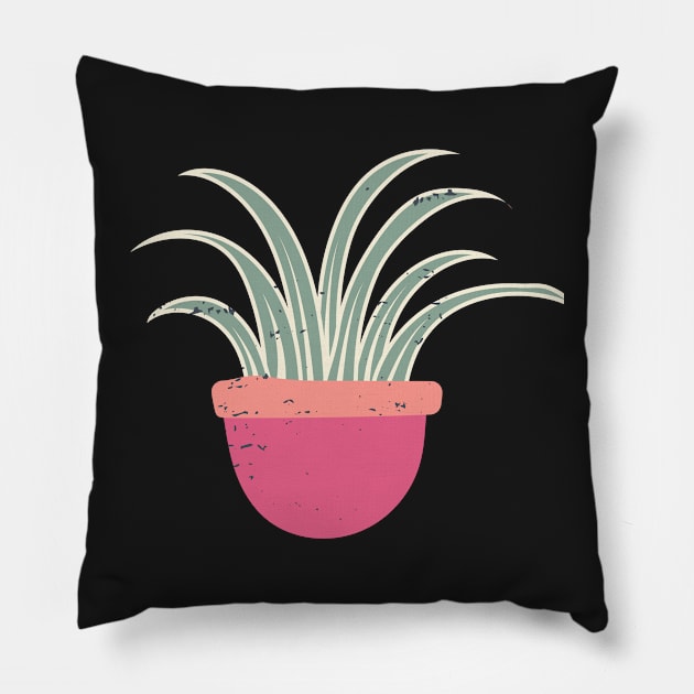 Aloe Vera Illustration | Pastel Pillow by gronly