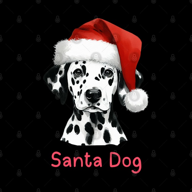 Santa Dog - Dalmation by ZogDog Pro