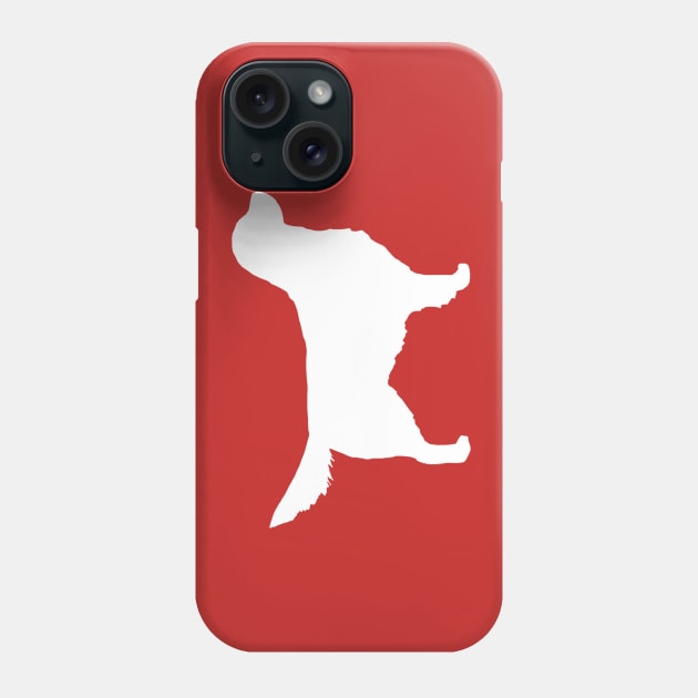 Golden Retriever Silhouette Phone Case by Coffee Squirrel