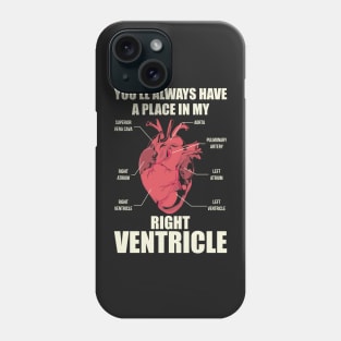 PARAMEDICS: Place In My Right Ventricle Phone Case