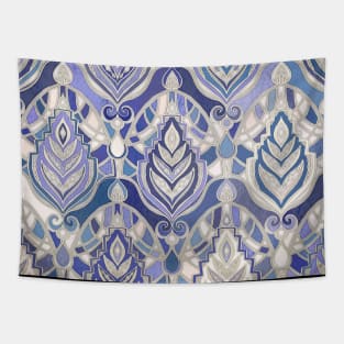 Art Deco - Winter Blues Tapestry