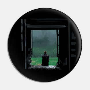 Illustration - Andrei Tarkovsky Stalker Woods Scene Pin