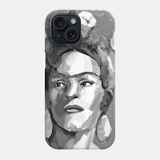 Frida Kahlo Black and White 7 Phone Case