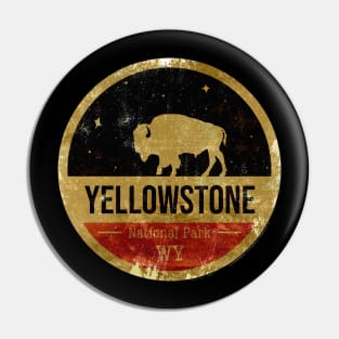 Yellowstone National Park Fresh Retro Pin