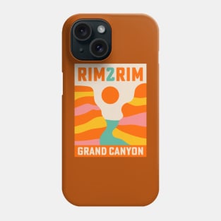 Rim 2 Rim Grand Canyon R2R Rim2Rim Hike Trail Run Phone Case