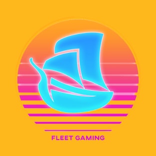 Fleet gaming vapor wave T-Shirt