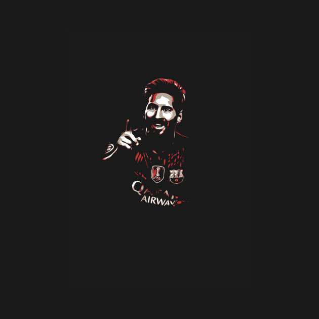 Lionel Messi The King by Creativedy Stuff