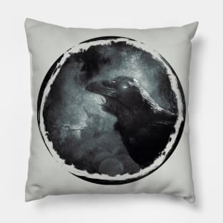 Mystical Raven - Version Pillow