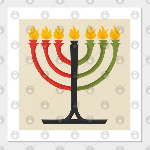 Kwanzaa Kinara Kwanzaa Posters And Art Prints Teepublic