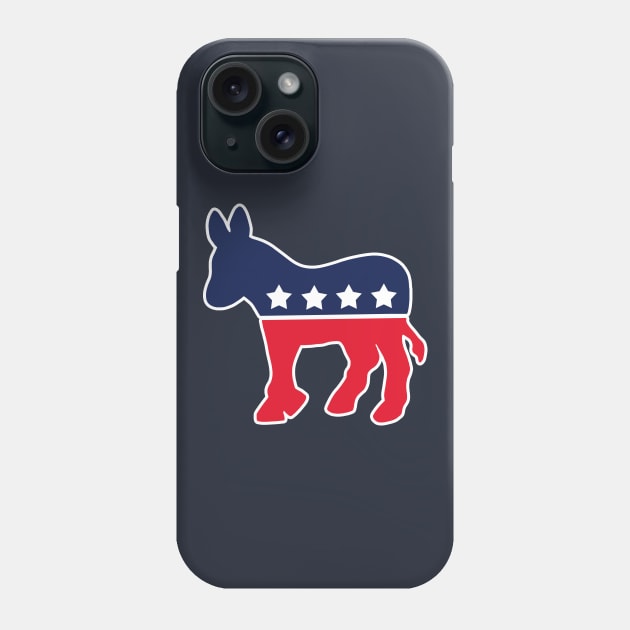 Democratic Donkey Phone Case by valentinahramov