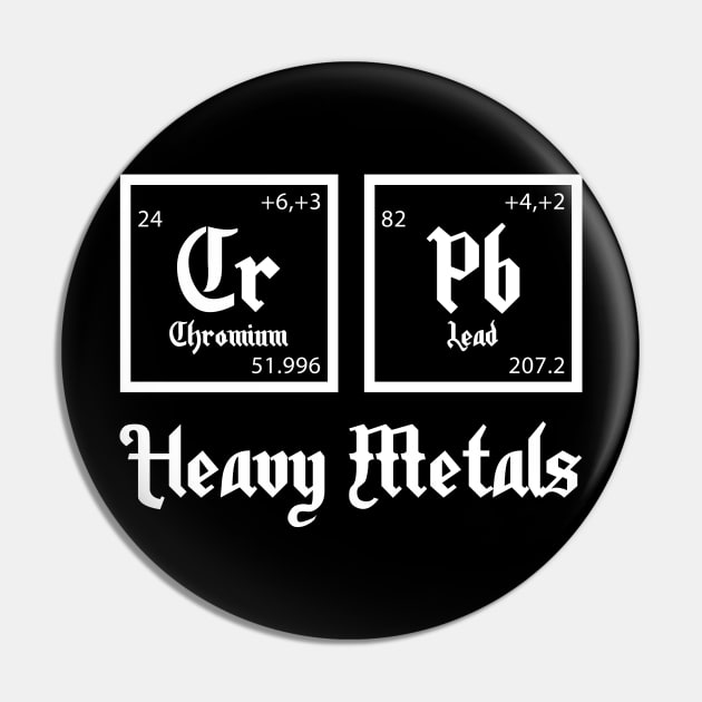 Heavy Metals Pin by n23tees