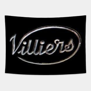 Villiers classic motorcycle engine logo Tapestry