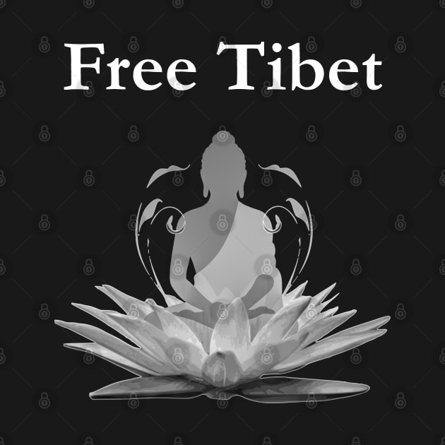 Free Tibet Movement Human Rights Activist by Mindseye222