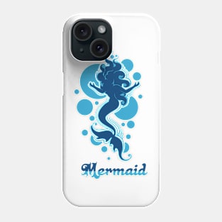 Blue Mermaid Emblem Phone Case
