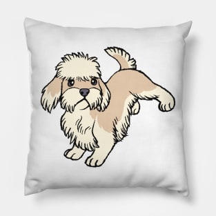 Dandie Dinmont Terrier (Doggust 2022) Pillow