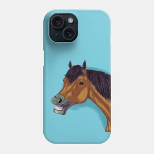 Smiling horse Phone Case