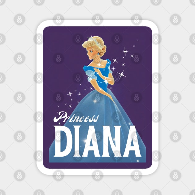 Diana - Fairy Tale Princess II - Princess Diana Magnet by Fenay-Designs