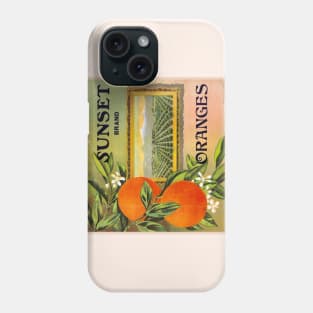 Sunset Brand crate label, circa 1912 Phone Case