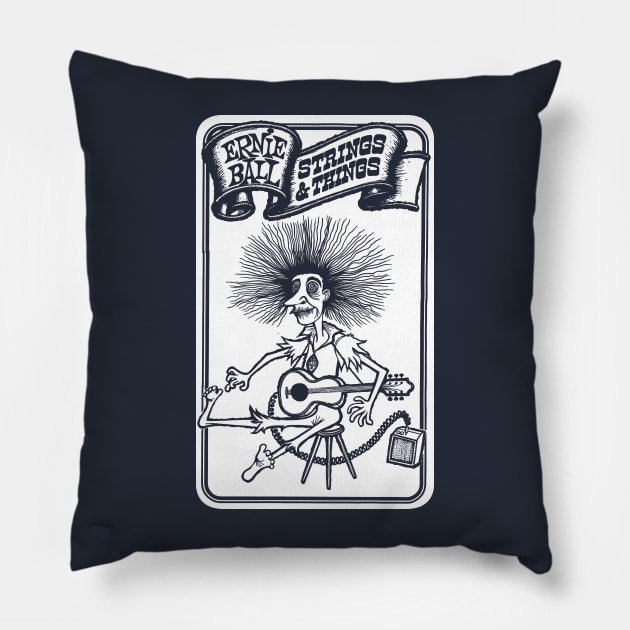 Ernie Ball Strings Pillow by Chewbaccadoll