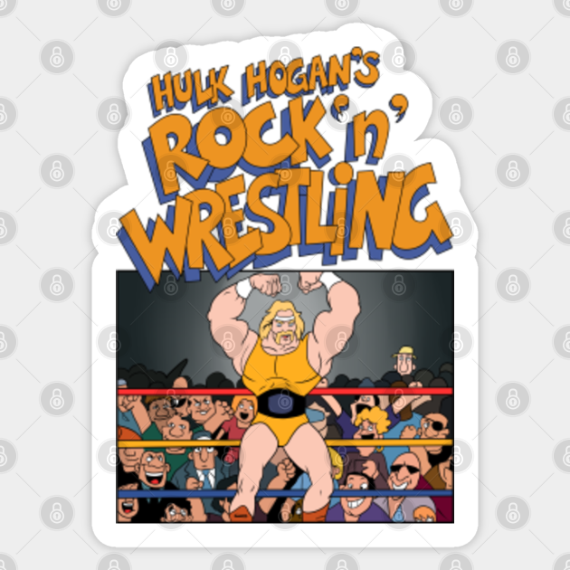 Hulk Hogan S Rock N Wrestling Hulk Hogan Sticker Teepublic Download free hulk hogan png with transparent background. hulk hogan s rock n wrestling