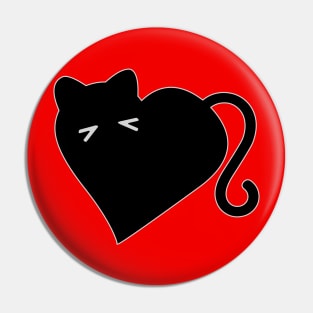 I Heart Cats - I love Cats Pin