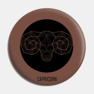 Capricorn - Geometric Astrology Pin