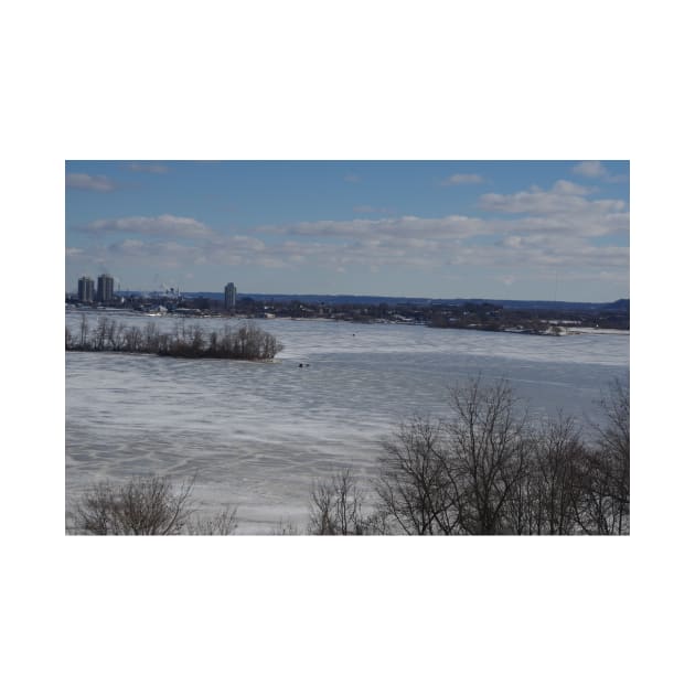 Ice Fishing Hamilton Harbour by srosu