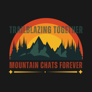 Camping Buddies - Trailblazing Together, Mountain Chats Forever T-Shirt