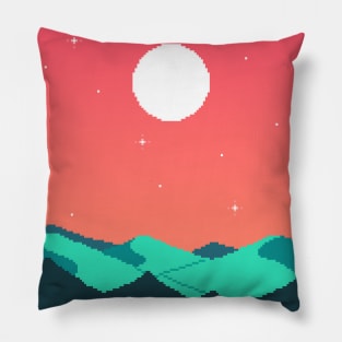 Summer Night In The Desert Pillow