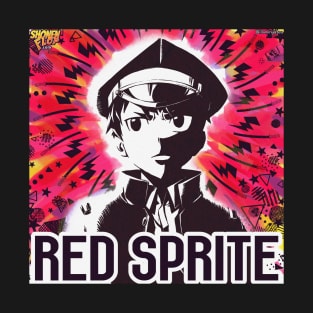 Shonen Flop Red Sprite Design T-Shirt