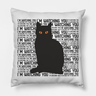 Black Cat Pillow