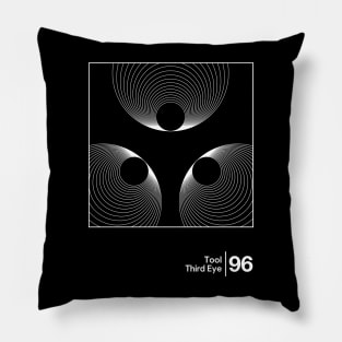 Tool - Third Eye / Minimal Style Graphic Artwork Design Pillow