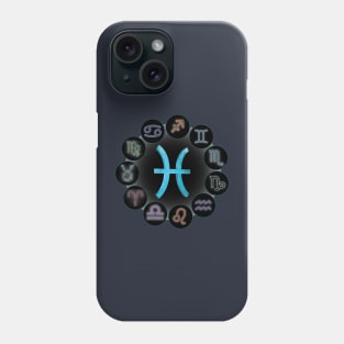 Pisces/The Fish Zodiac Symbol. Phone Case