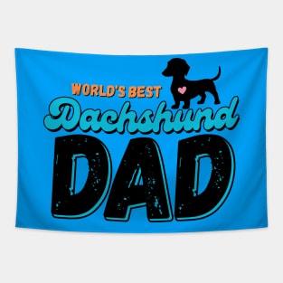 World's Best Dachshund Dad Tapestry