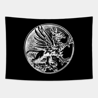 Medieval Mythical Gryphon Tapestry