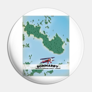 Sommarøy Norway travel poster Pin