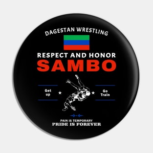 Sambo Dagestan Wrestling Pin