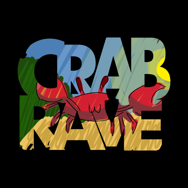 Crab Rave by dinomitrondesigns