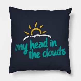 Head In The Clouds Introvert Pillow