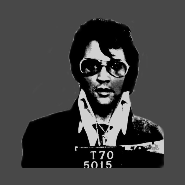 ELVIS MUGSHOT T SHIRT by Cult Classics