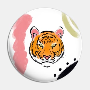 Asian Tiger Print Pin