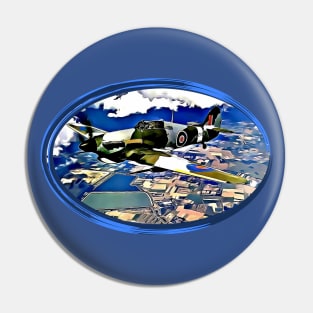 Supermarine Spitfire Fighter Aircraft Pin