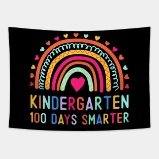 Kindergarten Rainbow 100Th Day Of School Teacher Kids Tapestry