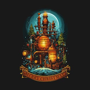 Steampunk Merry Christmas T-Shirt