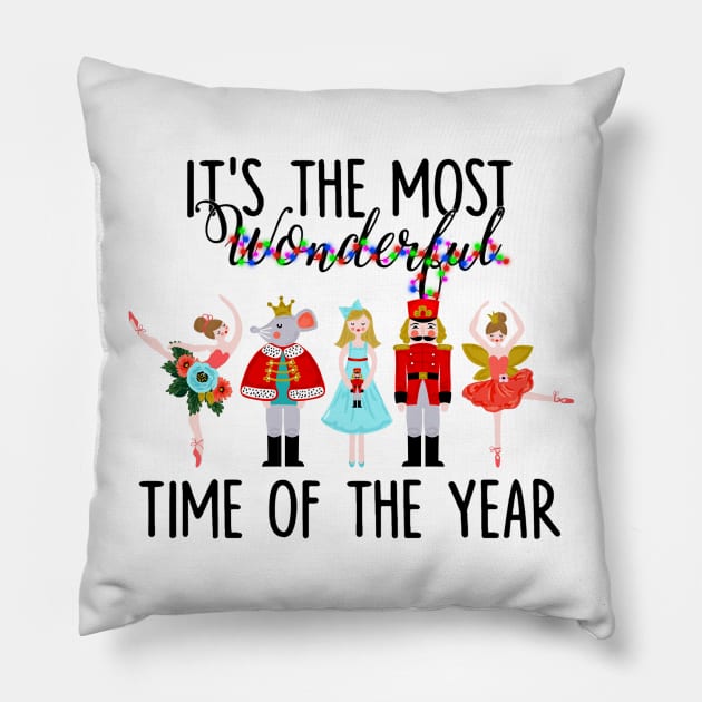 It's the Most Wonderful Time Of The Year Pillow by TeeAbe