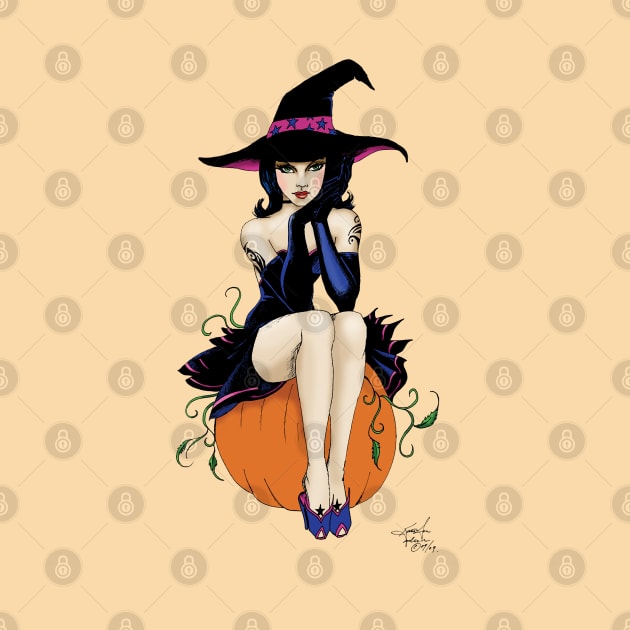 Pumpkin Witch by tigressdragon
